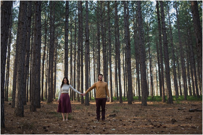 Engagement photos in Tsitsikamma