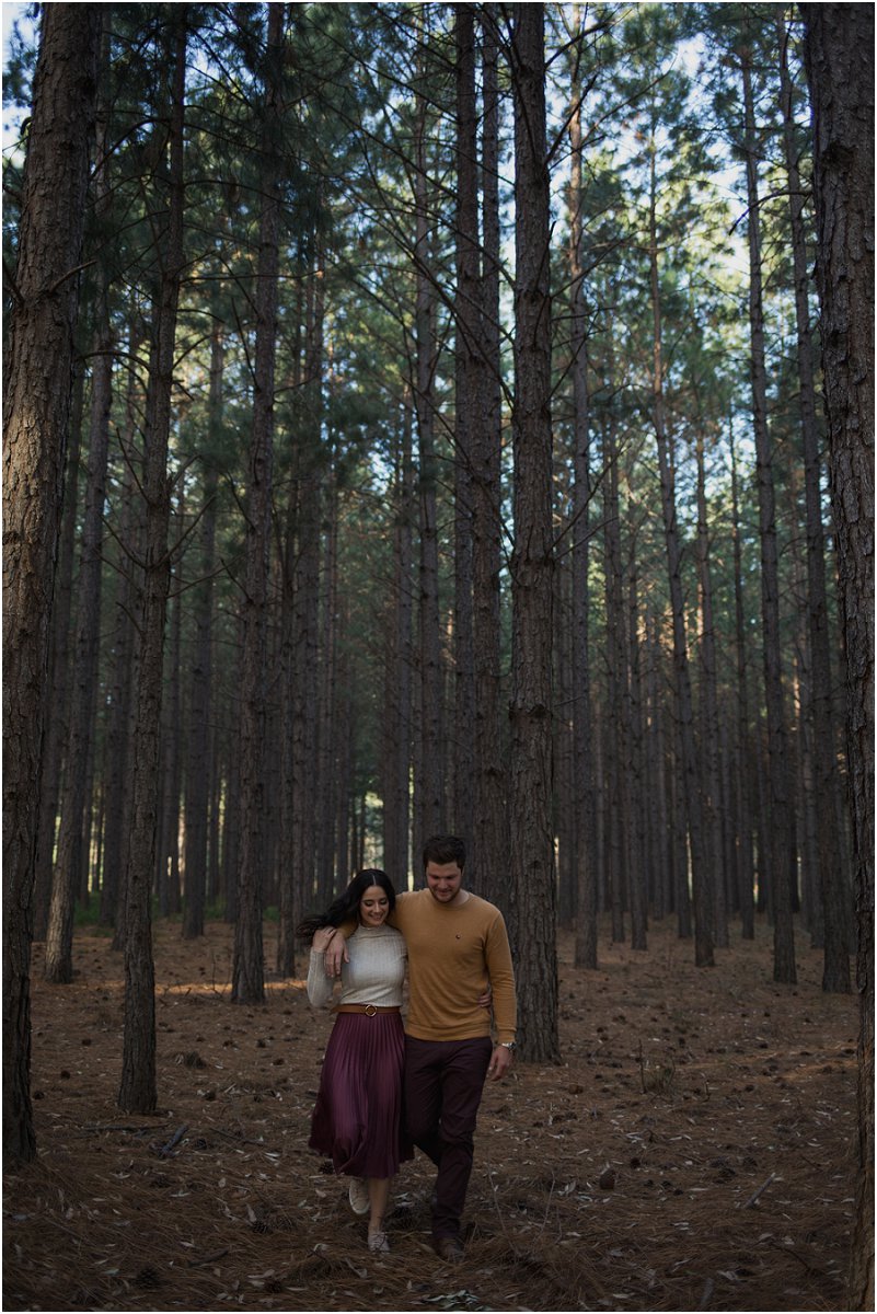Engagement photos in Tsitsikamma