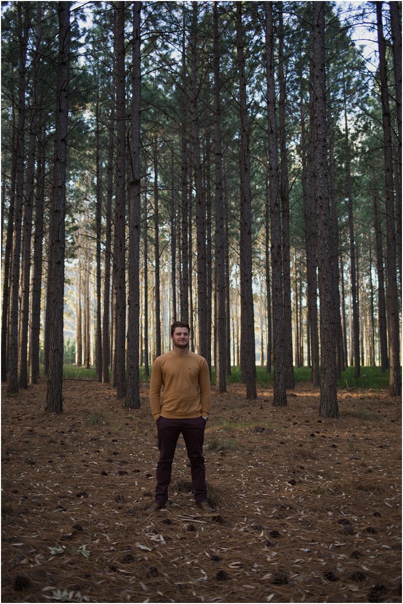 Engagement photos in Tsitsikamma