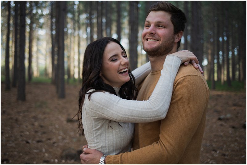Engagement photos in Tsitsikamma