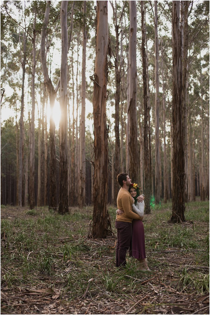 Engagement photos in Tsitsikamma