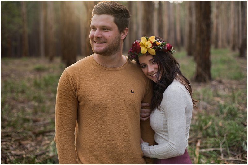 Engagement photos in Tsitsikamma