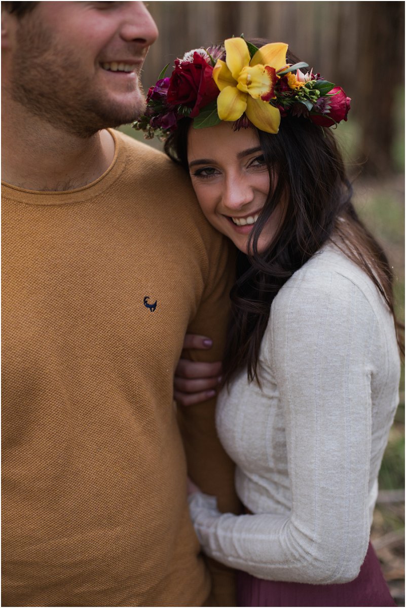 Engagement photos in Tsitsikamma