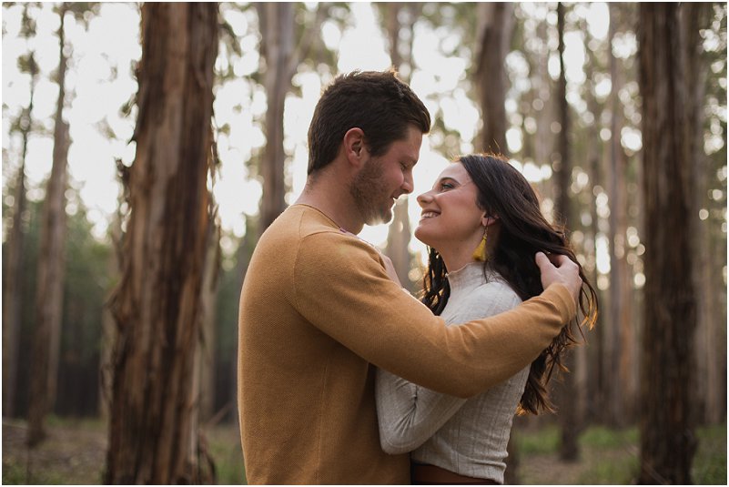 Engagement photos in Tsitsikamma