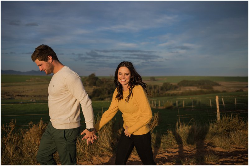 Engagement photos in Tsitsikamma