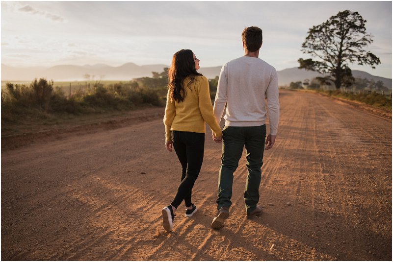 Engagement photos in Tsitsikamma