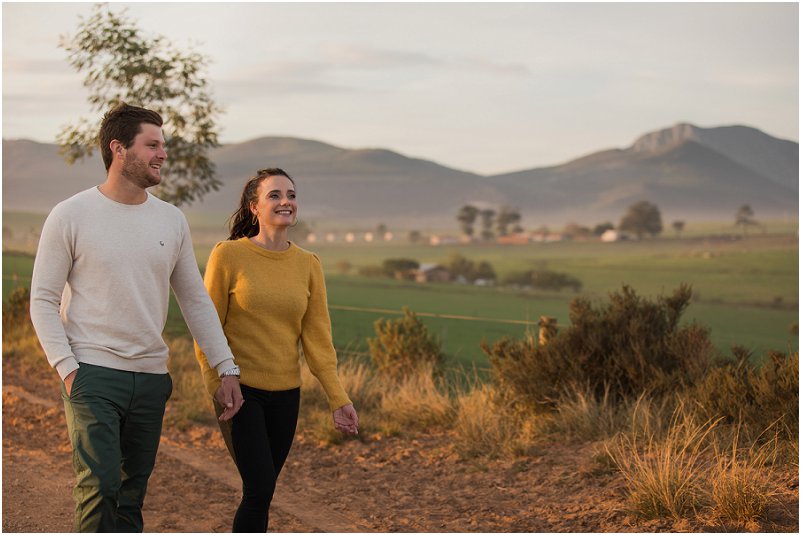 Engagement photos in Tsitsikamma