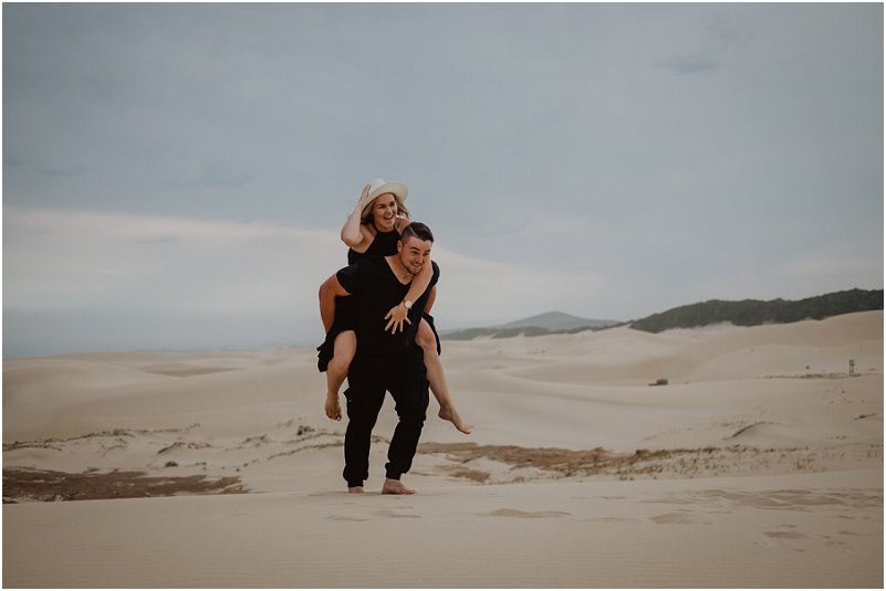 beach engagement shoot