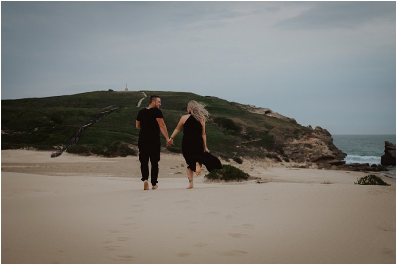 beach engagement shoot