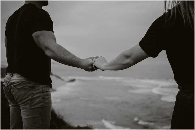 beach engagement shoot