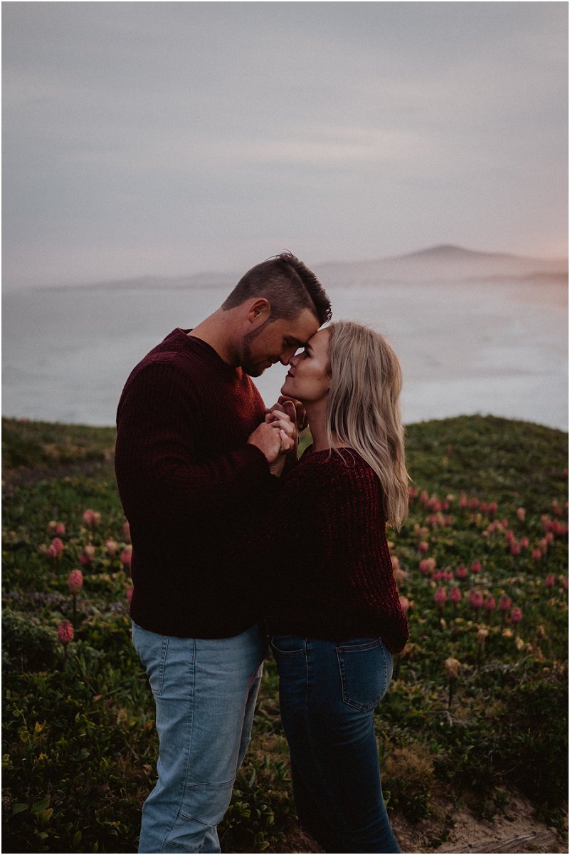 beach engagement shoot