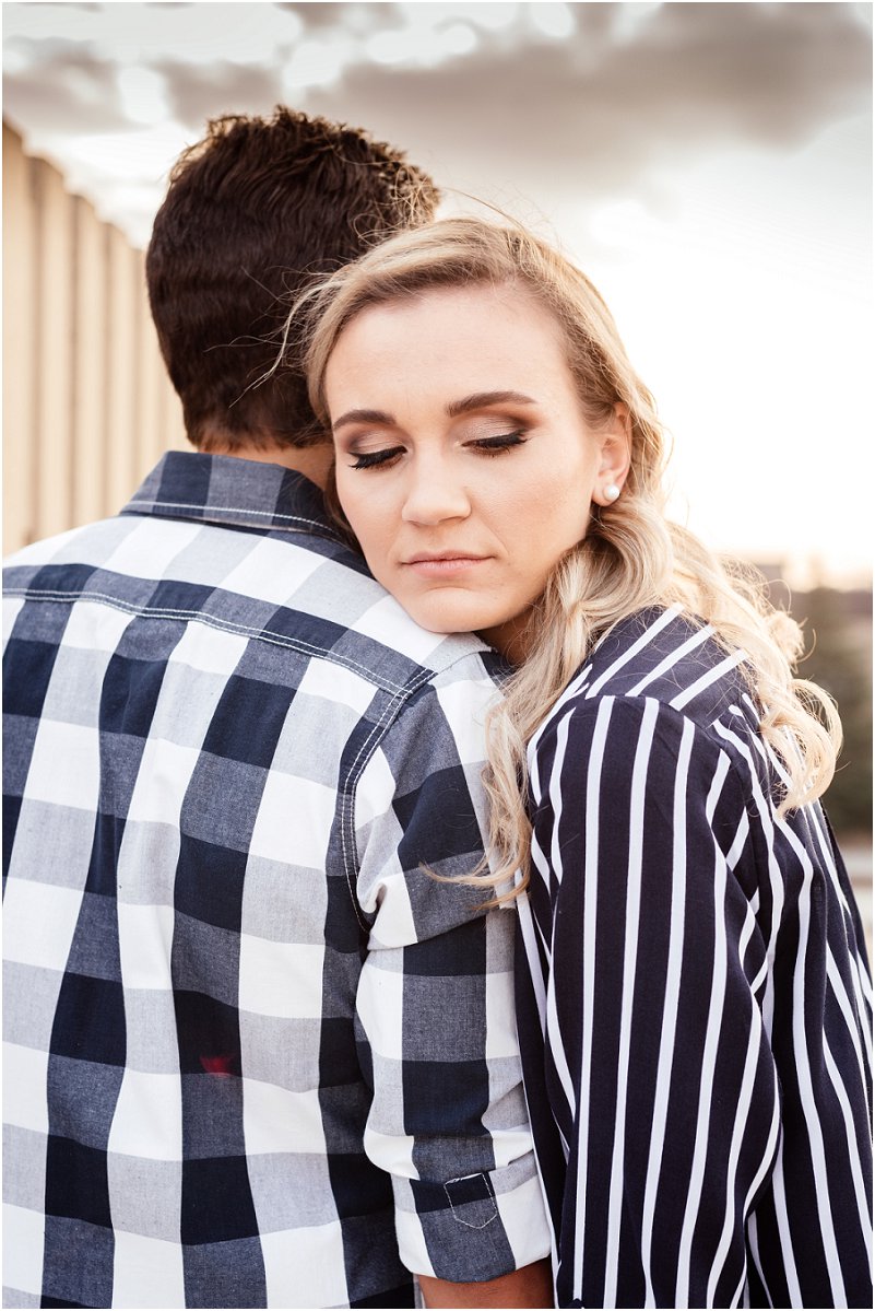 spontaneous engagement photo shoot