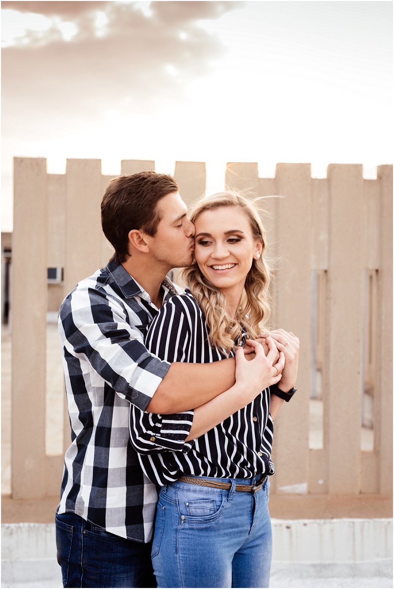 spontaneous engagement photo shoot