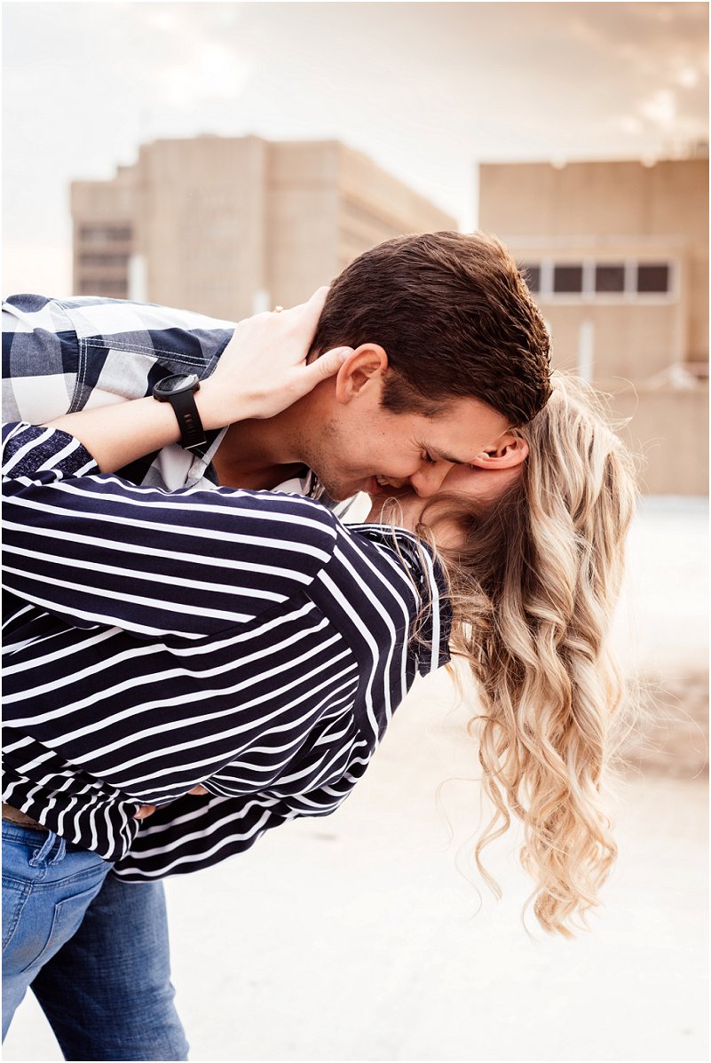 spontaneous engagement photo shoot