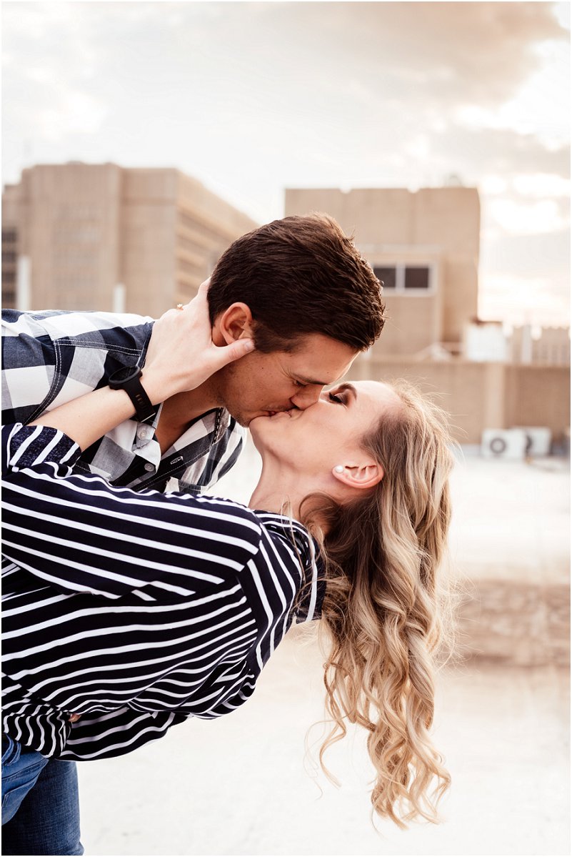 spontaneous engagement photo shoot
