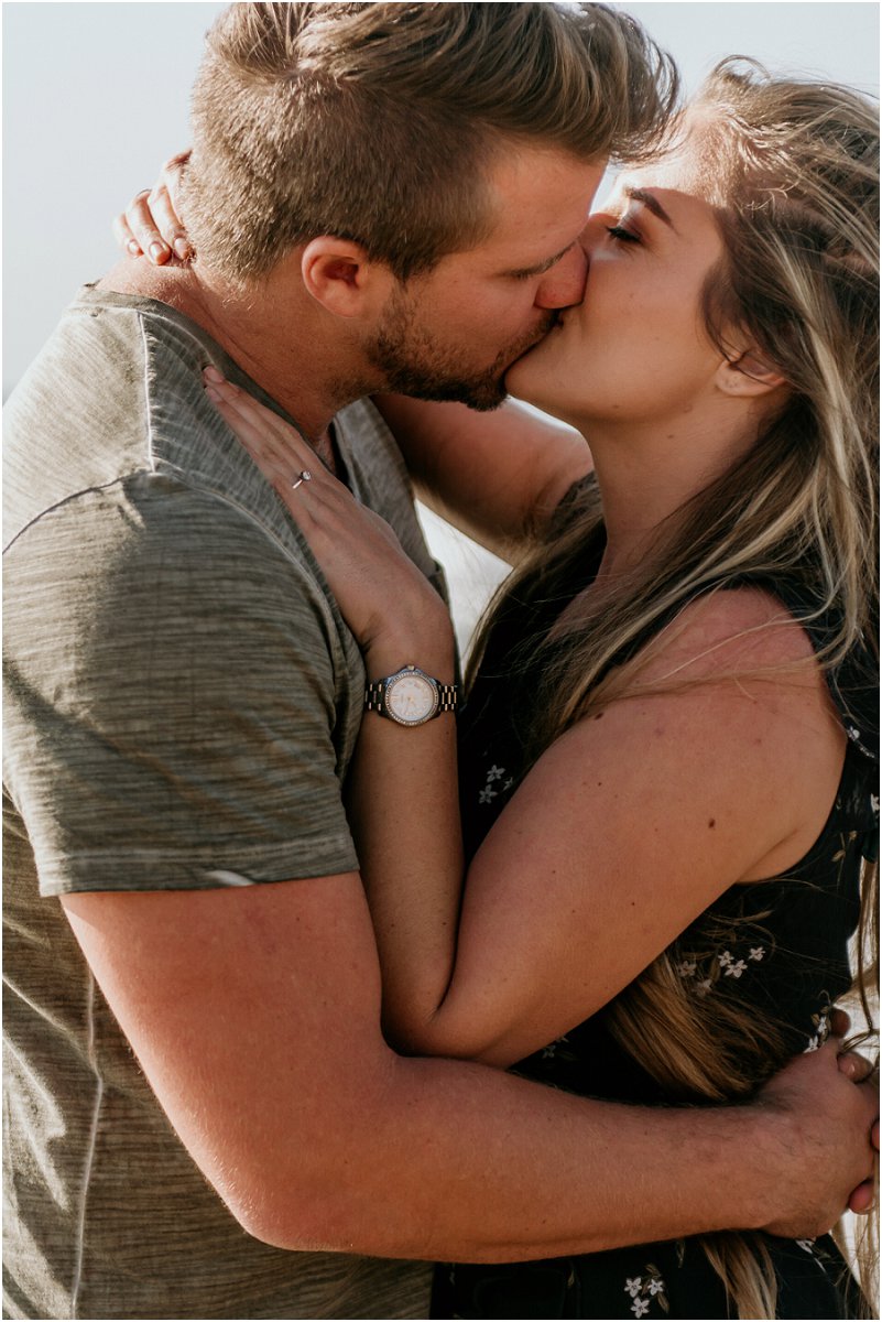 verlowing fotosessie op die strand