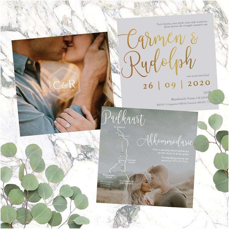 Modern Online Wedding Invitation Inspiration