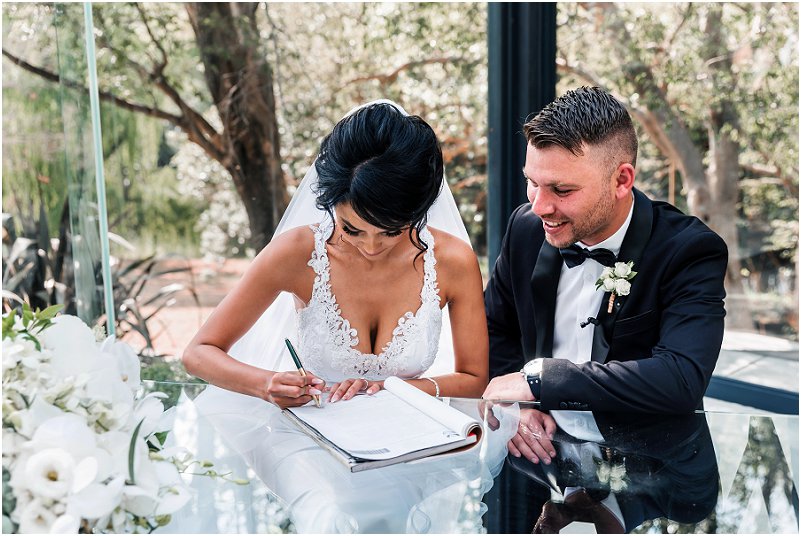 modern style wedding