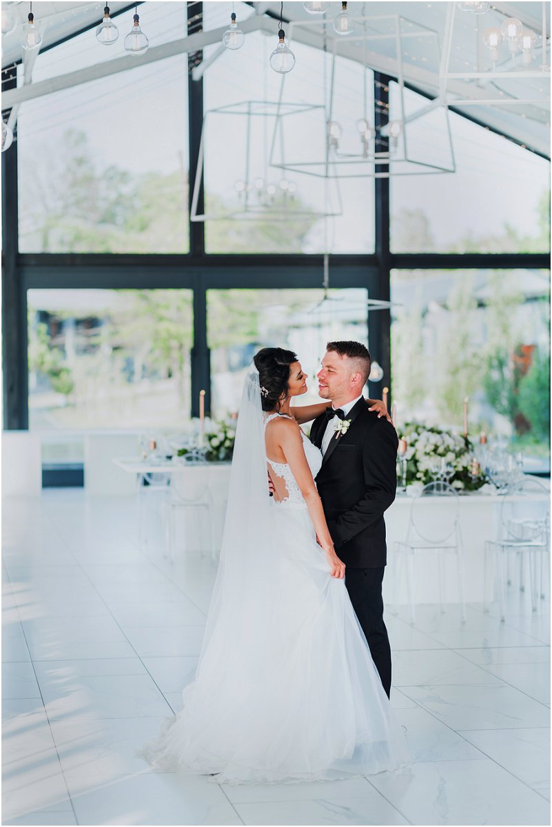 modern style wedding