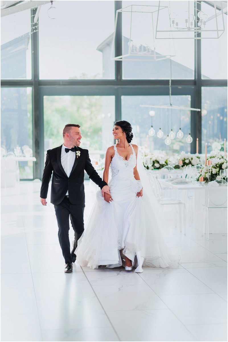 modern style wedding