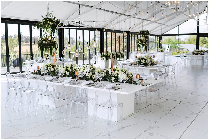 modern style wedding