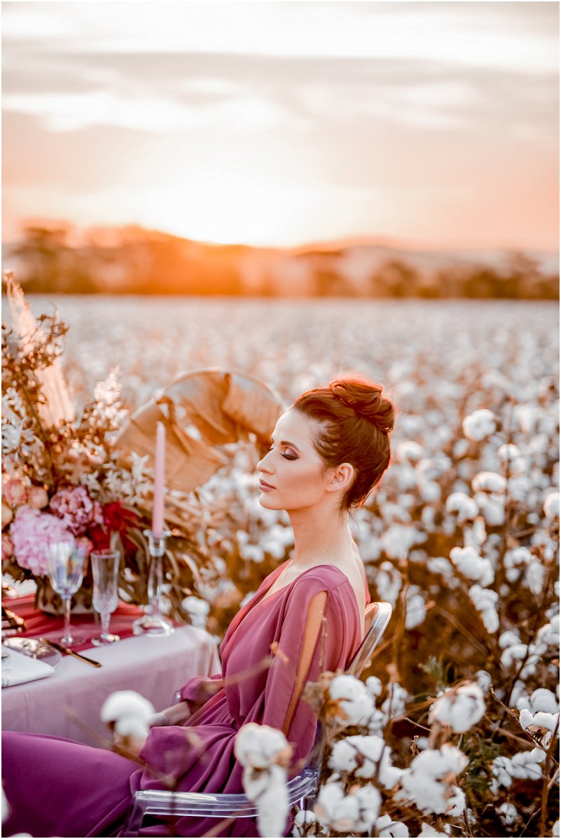 cottonfield wedding inspiration