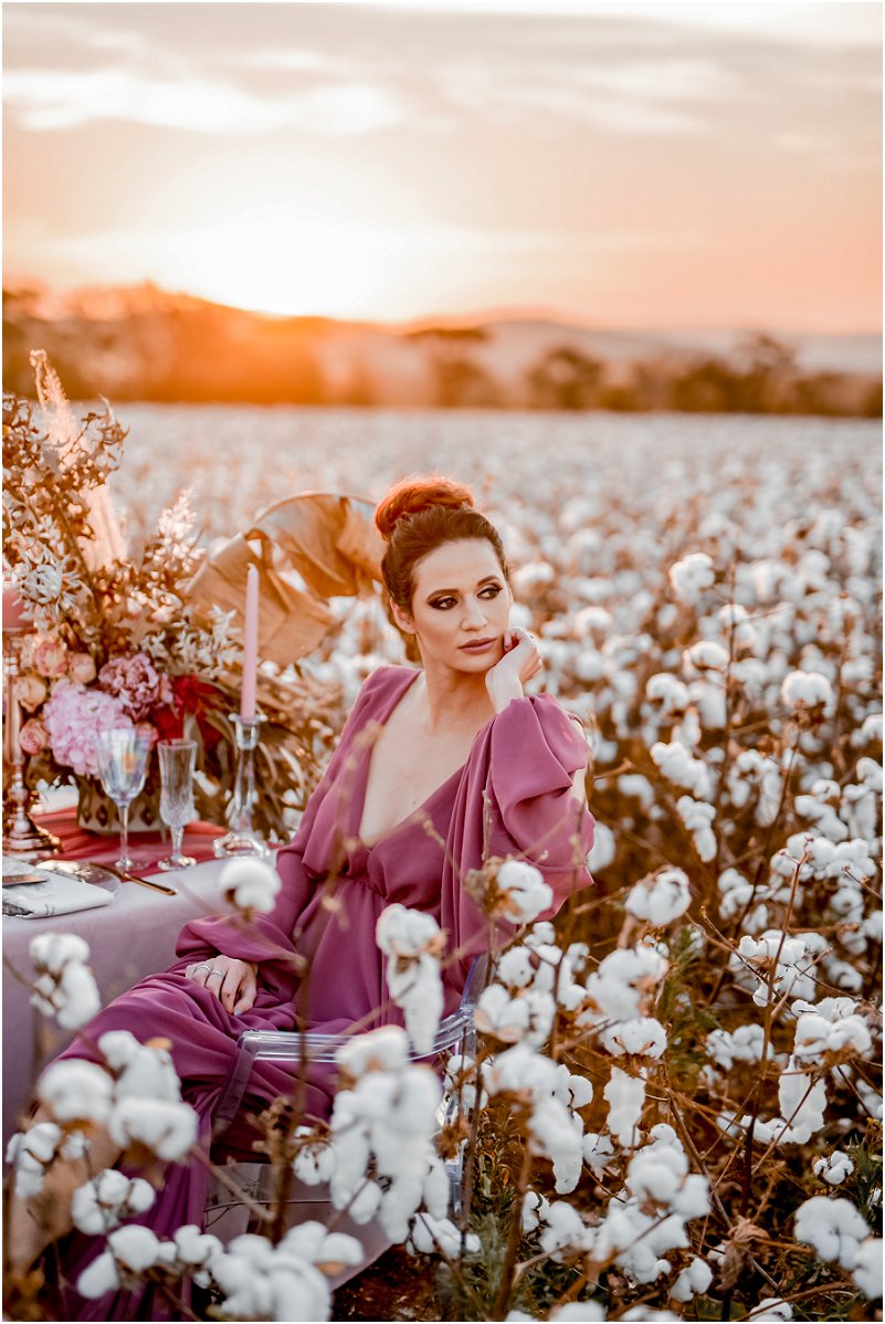 cottonfield wedding inspiration