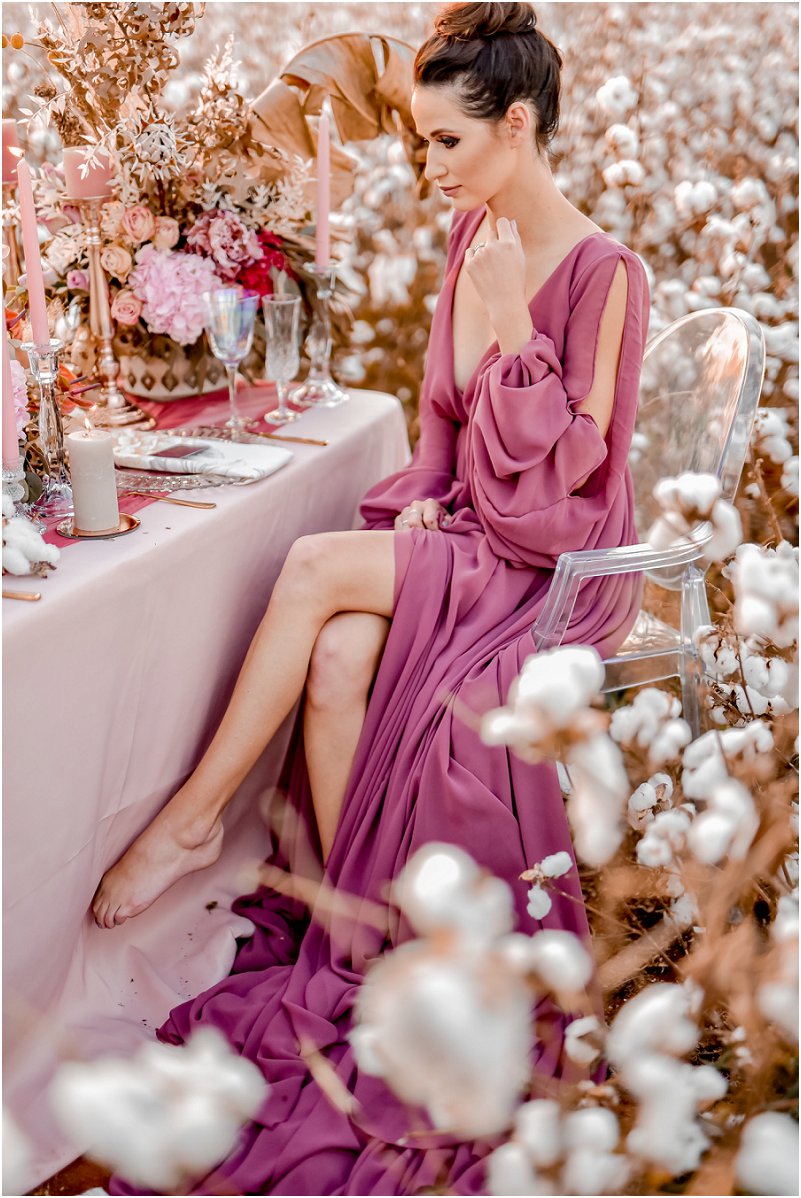 cottonfield wedding inspiration