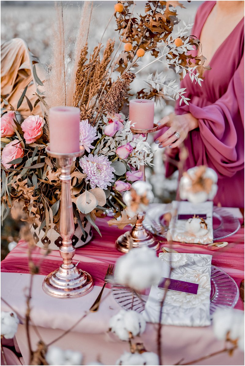 cottonfield wedding inspiration
