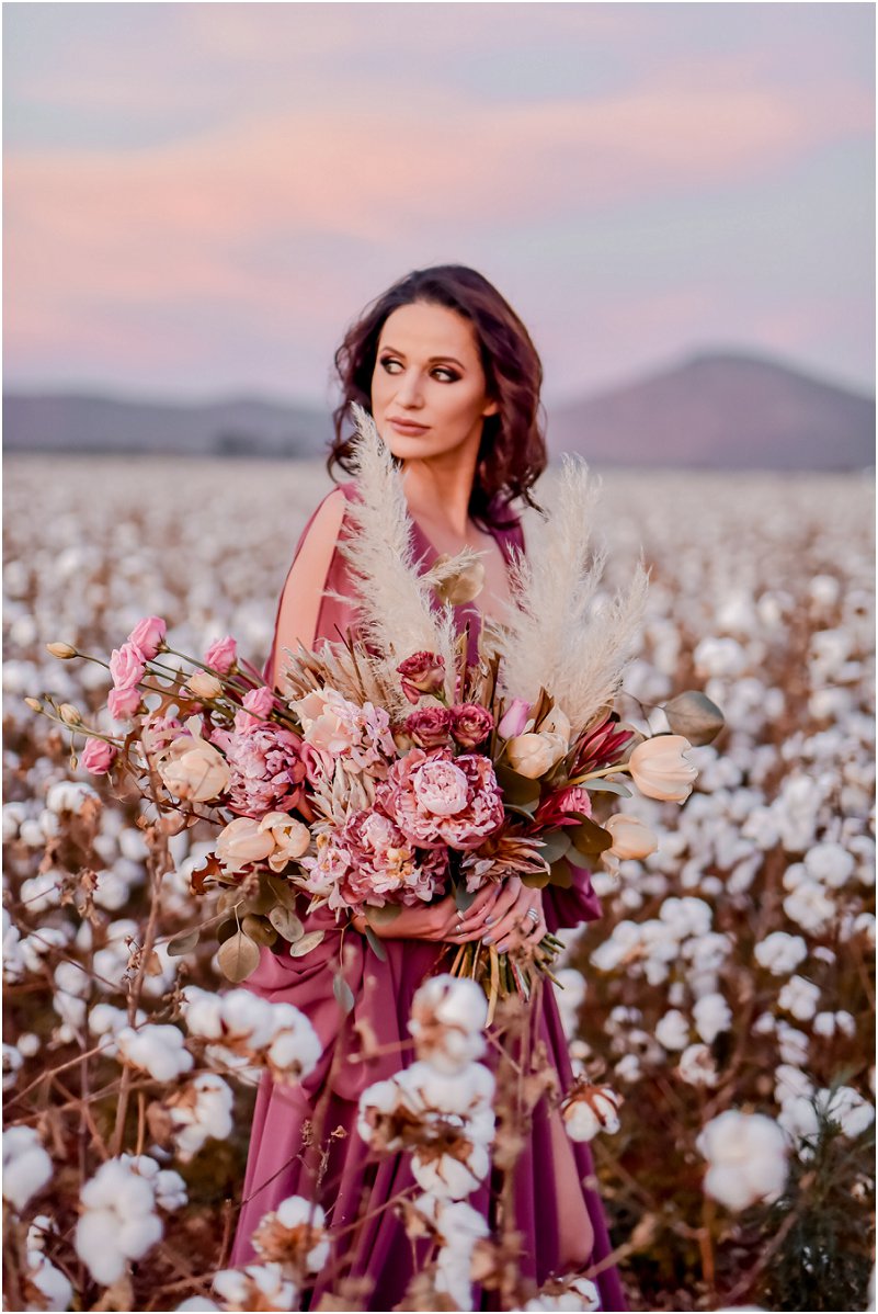 cottonfield wedding inspiration