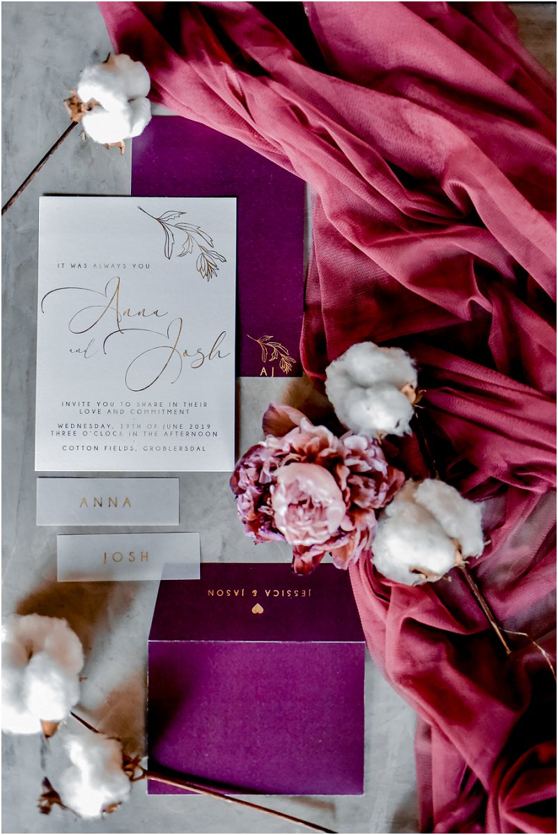 cottonfield wedding inspiration