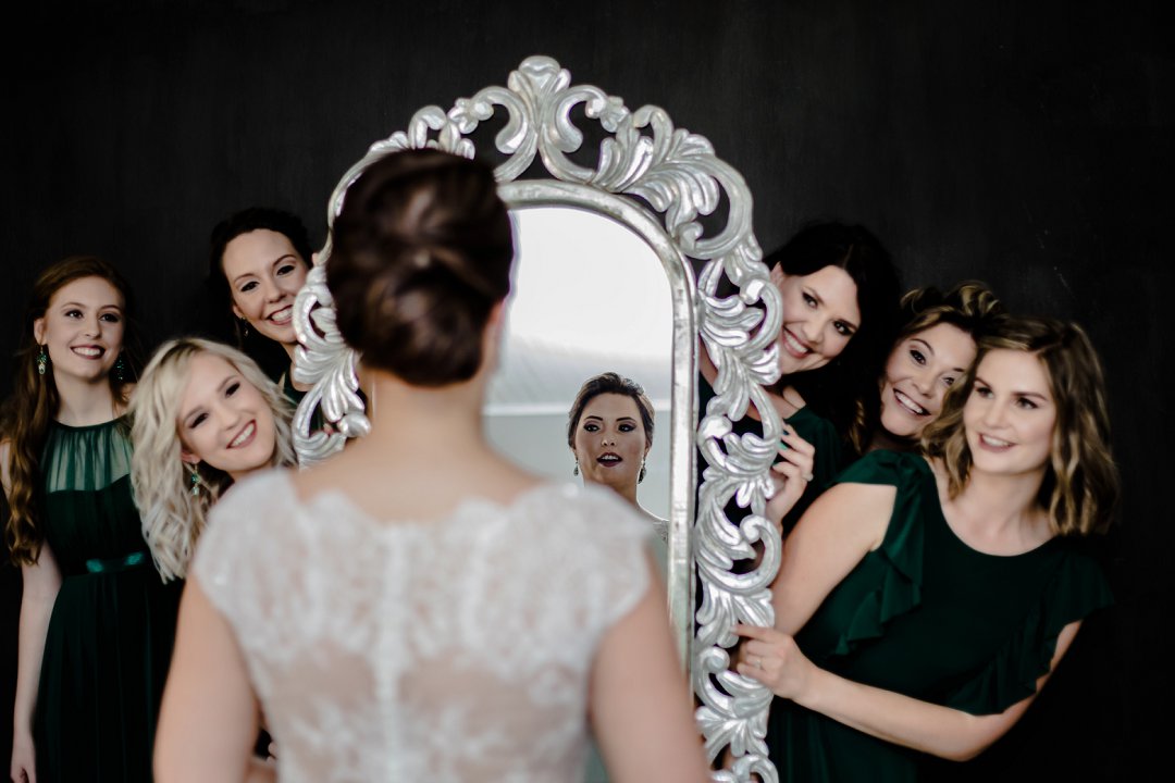 groen klassieke troue