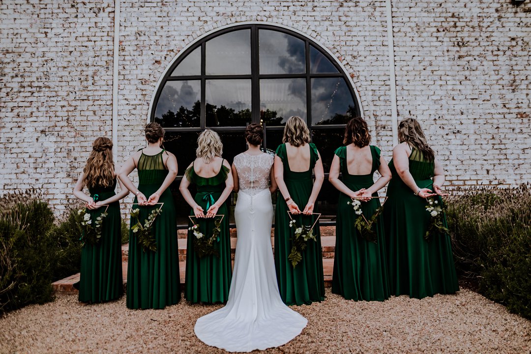 groen klassieke troue