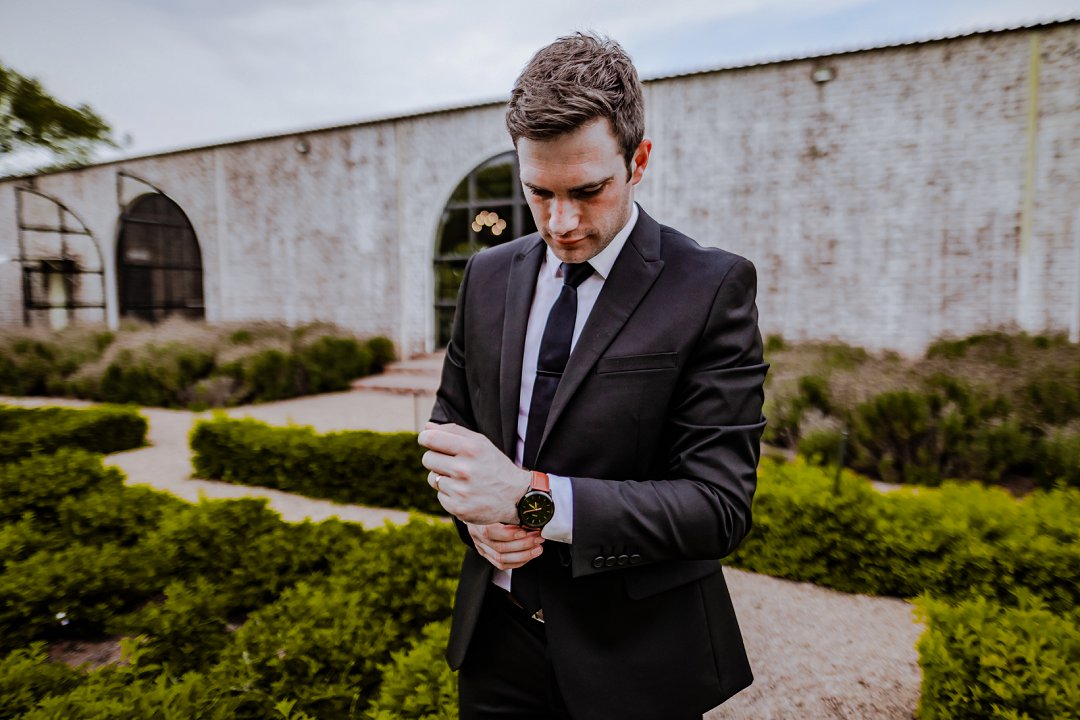 groen klassieke troue