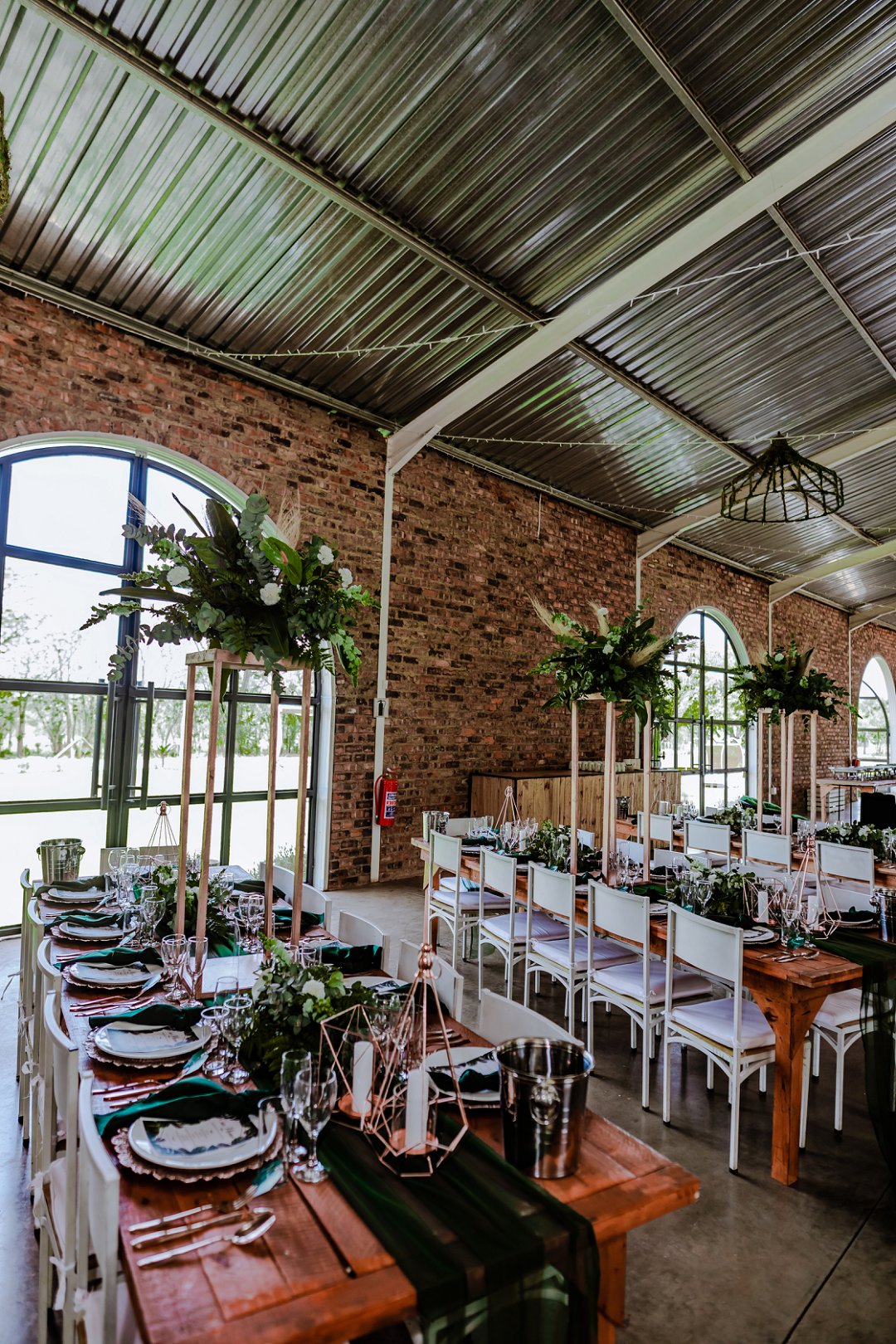 groen klassieke troue