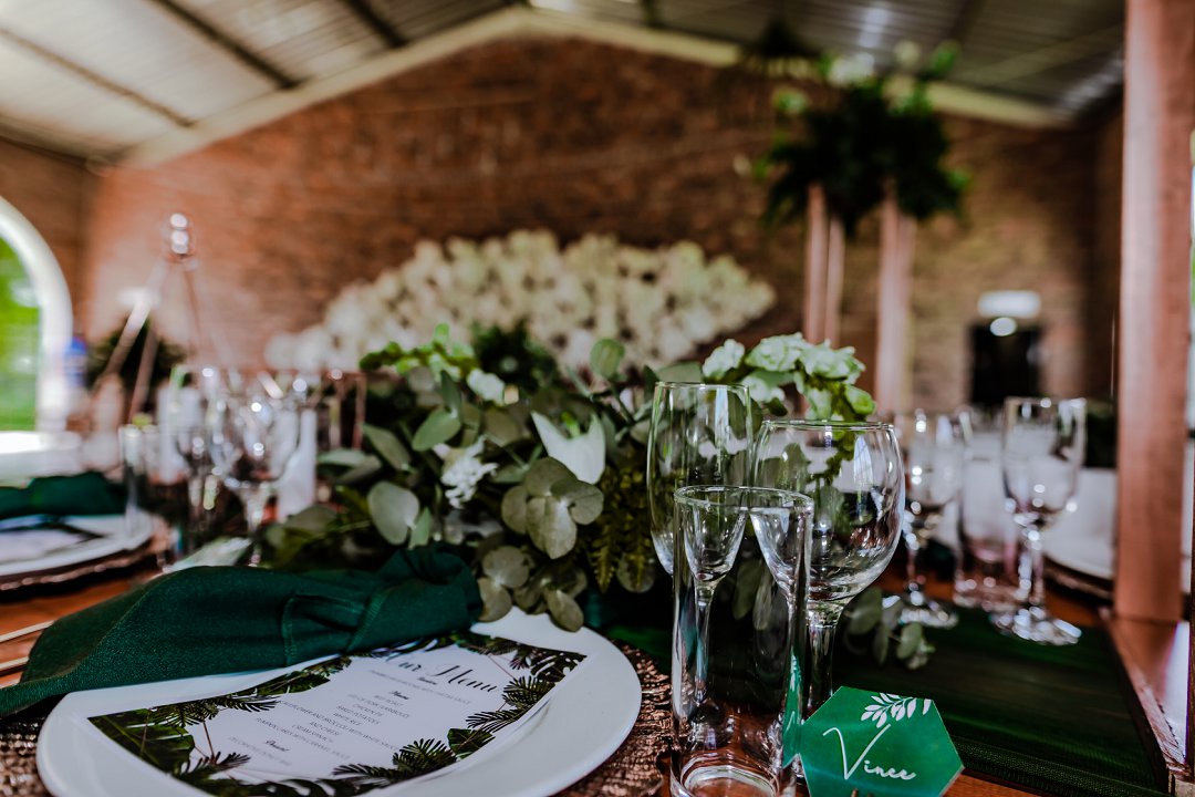 groen klassieke troue