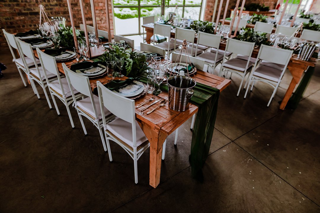 groen klassieke troue