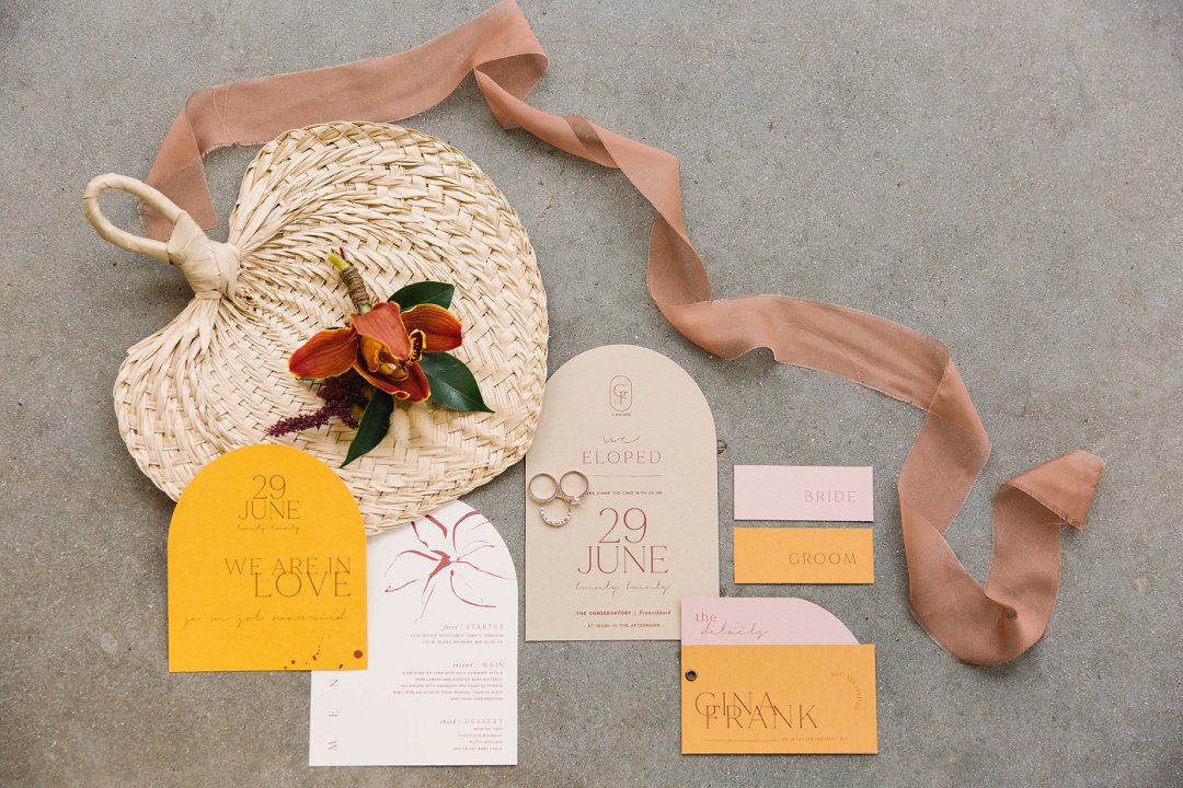 Intimate autumn wedding styled inspiration photo shoot