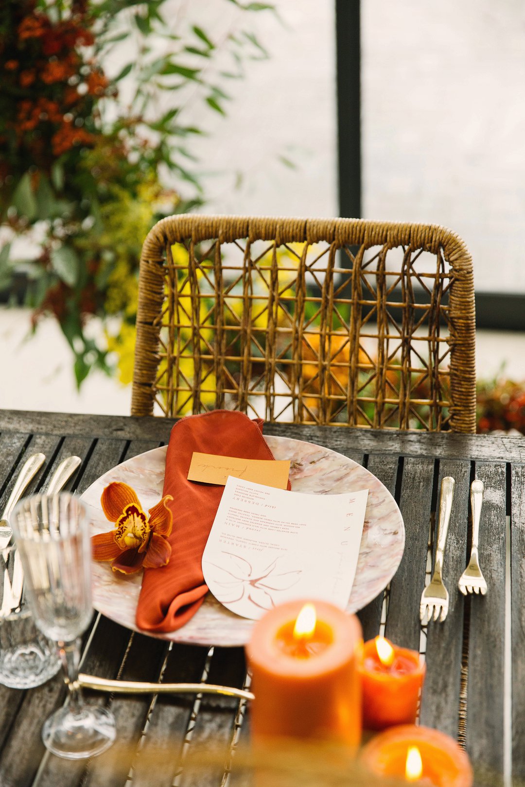 Intimate autumn wedding styled inspiration photo shoot