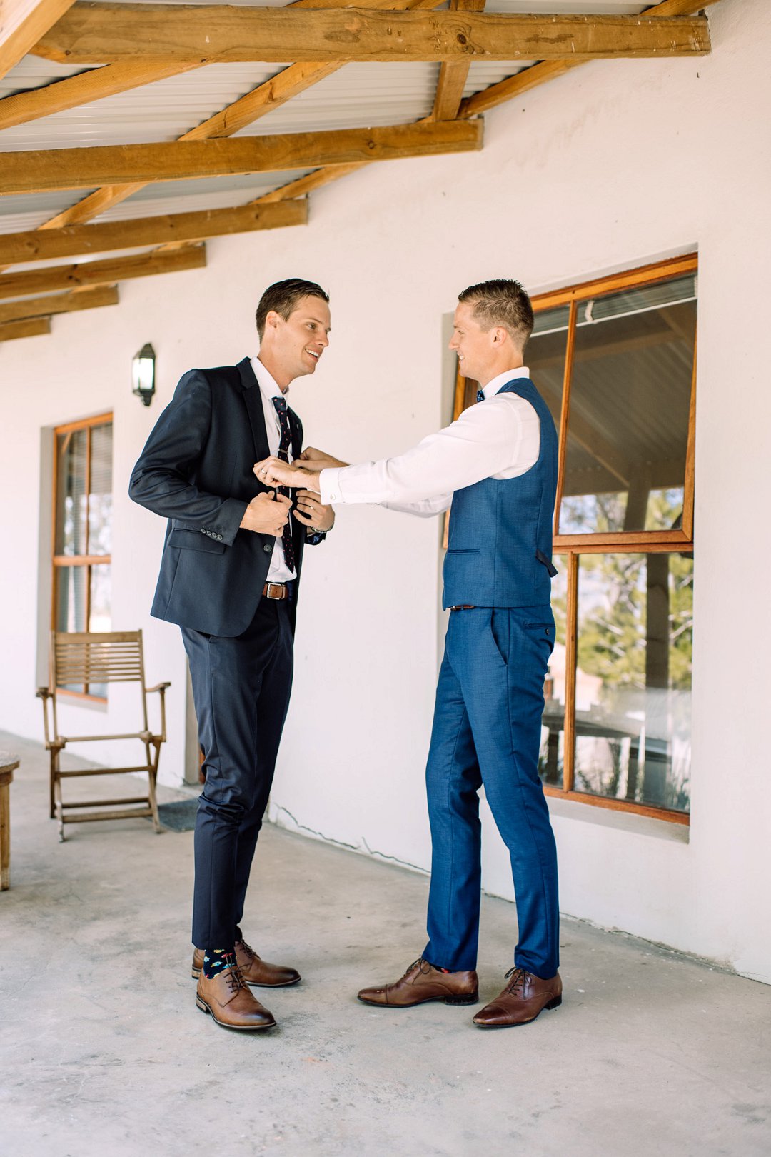 modern farm wedding