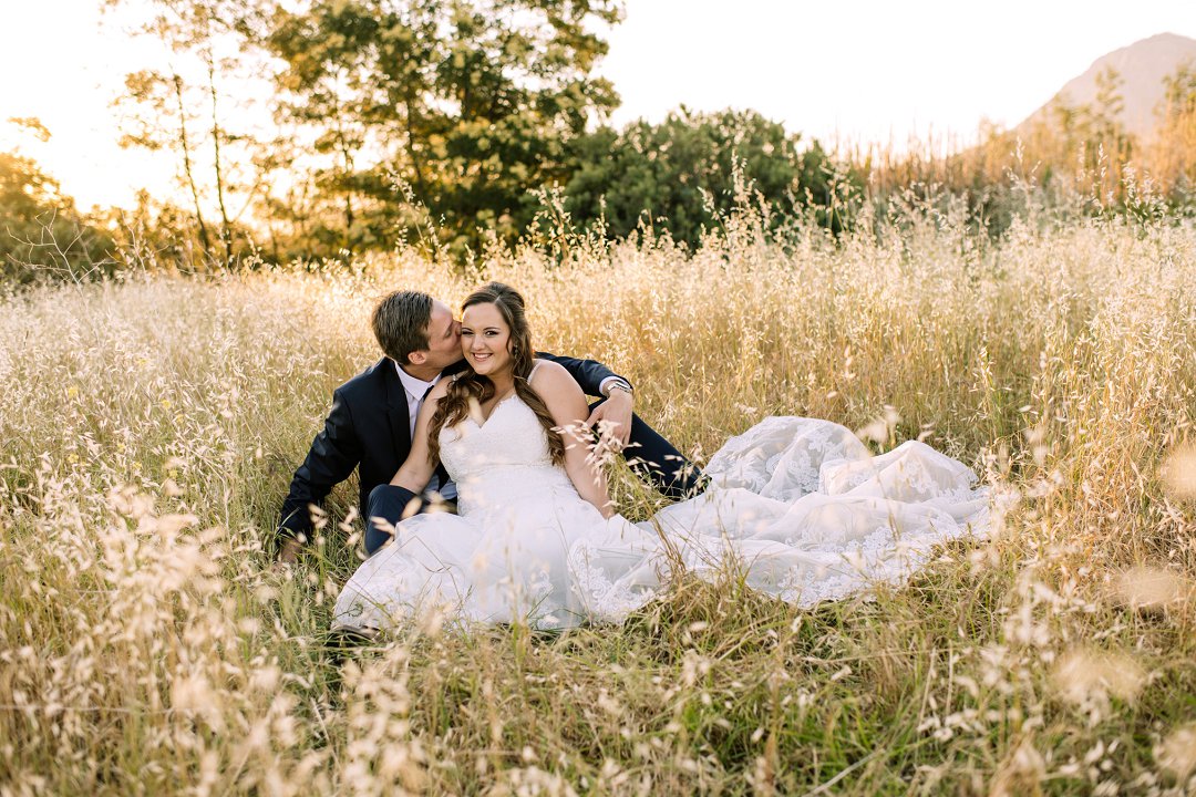 modern farm wedding