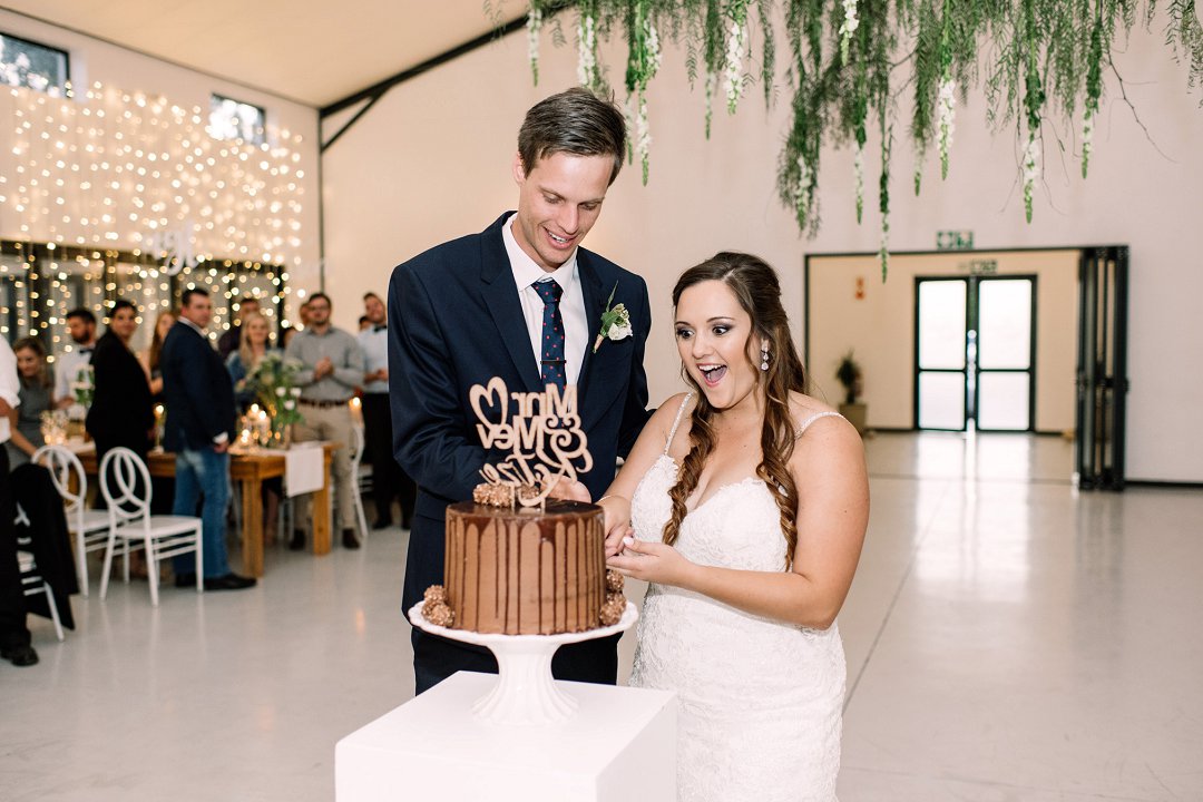 modern farm wedding