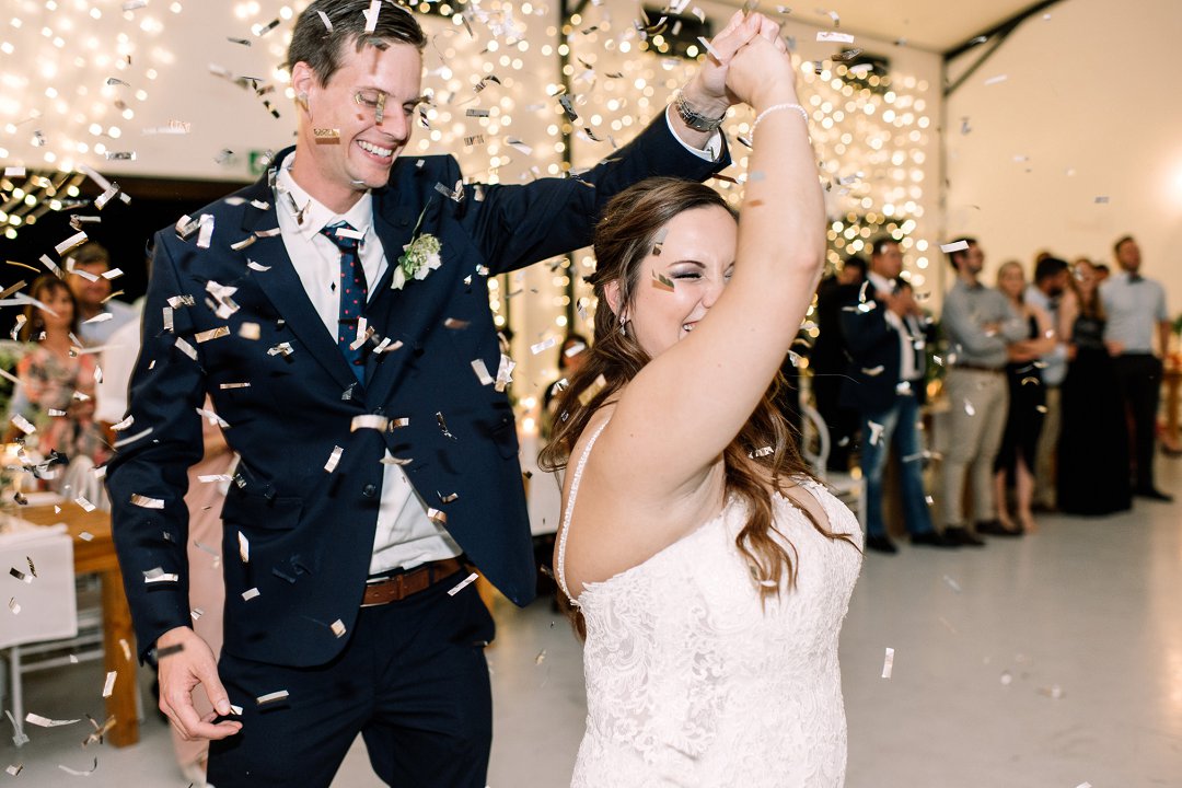 modern farm wedding
