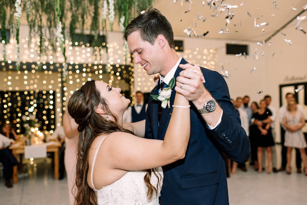 modern farm wedding