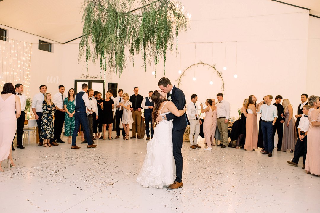 modern farm wedding