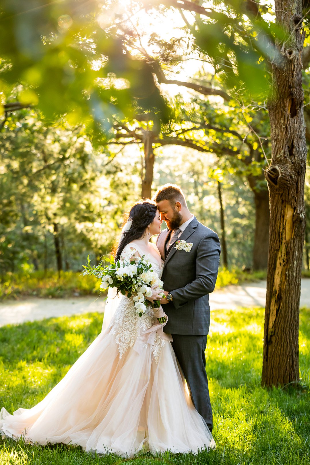 beautiful forest wedding