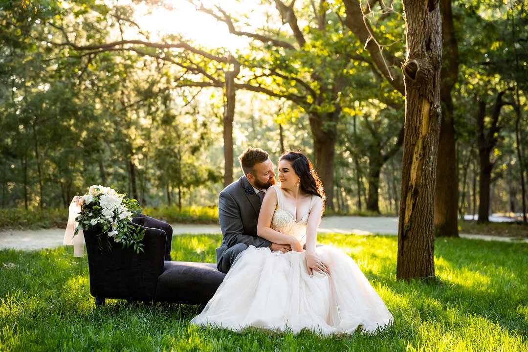 beautiful forest wedding