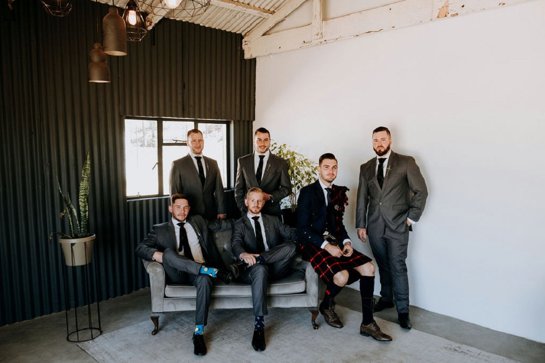 Scottish inspired wedding