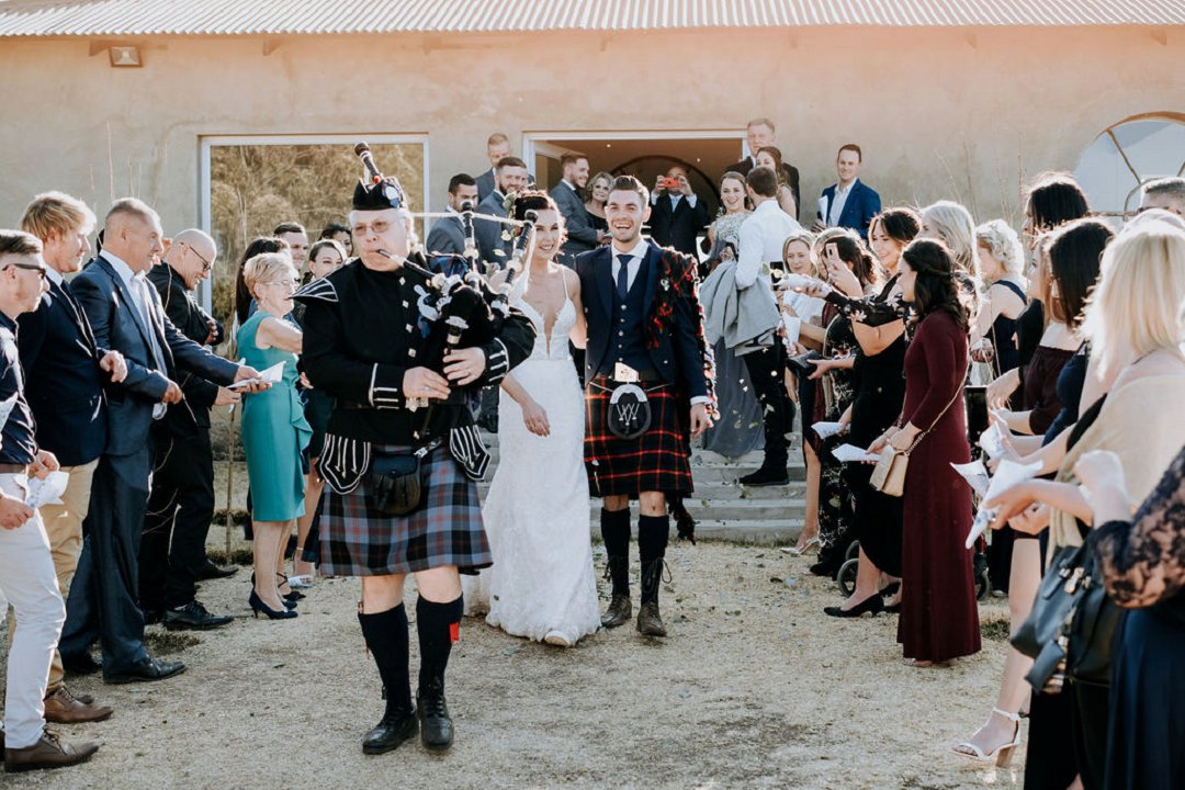 Scottish inspired wedding