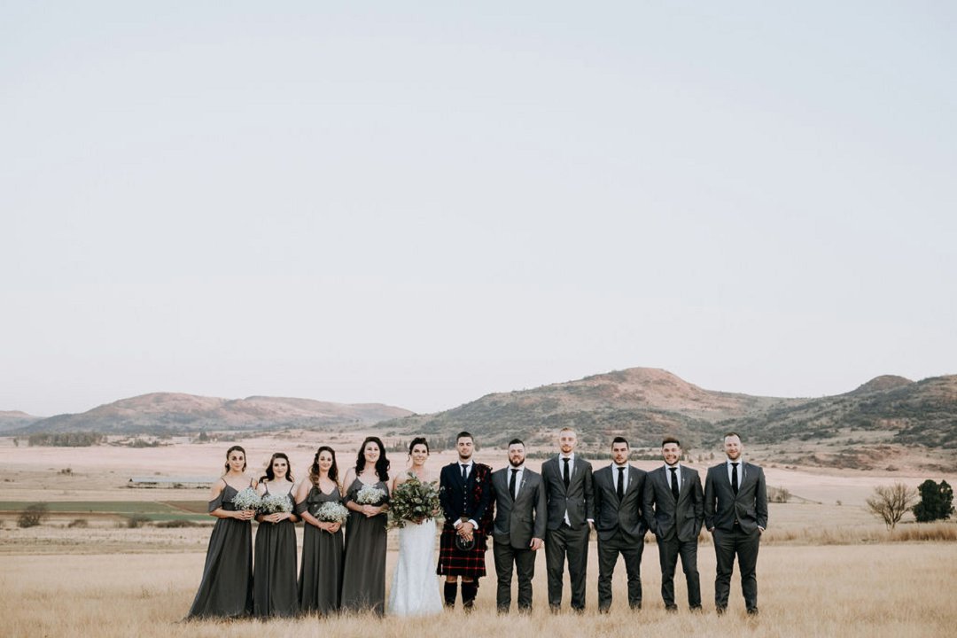 Scottish inspired wedding